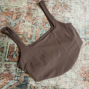 All in Motion Brown Crop Top